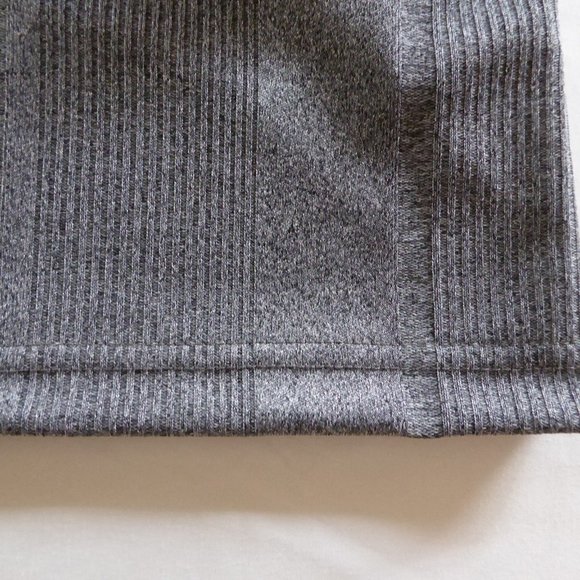 HAGGAR BRAND MENS GRAY STRIPED TEXTURED PATTERN SHIRT (PRE-OWNED) LARGE - Picture 4 of 7